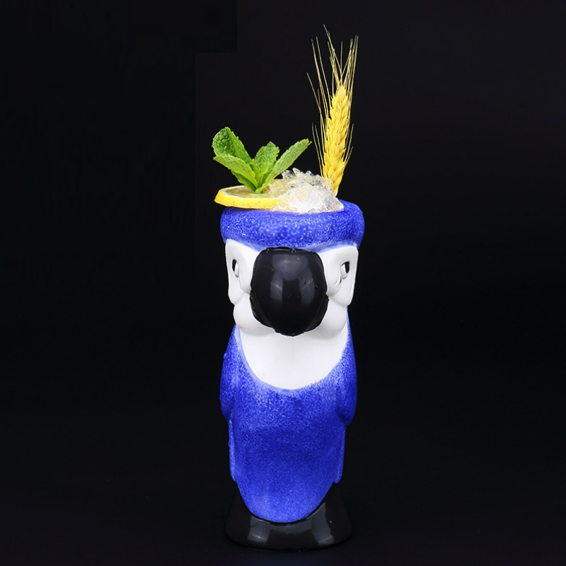 Wine Beer Cocktail - Papağan Hawaii Tiki kupa kokteyl bardakları