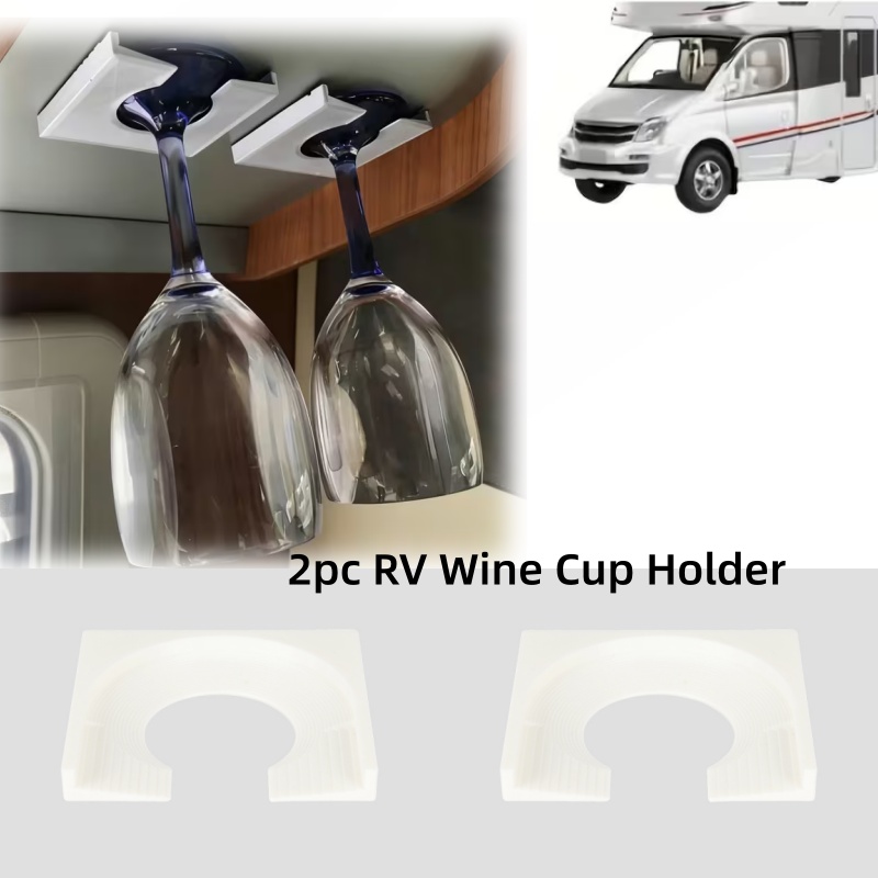 Wine & Beer Unlimited Spirits Photos - 2 adet RV karavan şarap bardağı