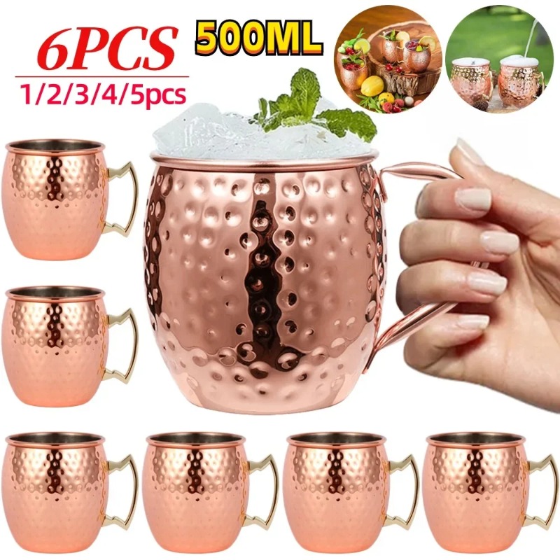 Wine Beer Cocktail - 1-6 adet kokteyl şarap bardağı moskova