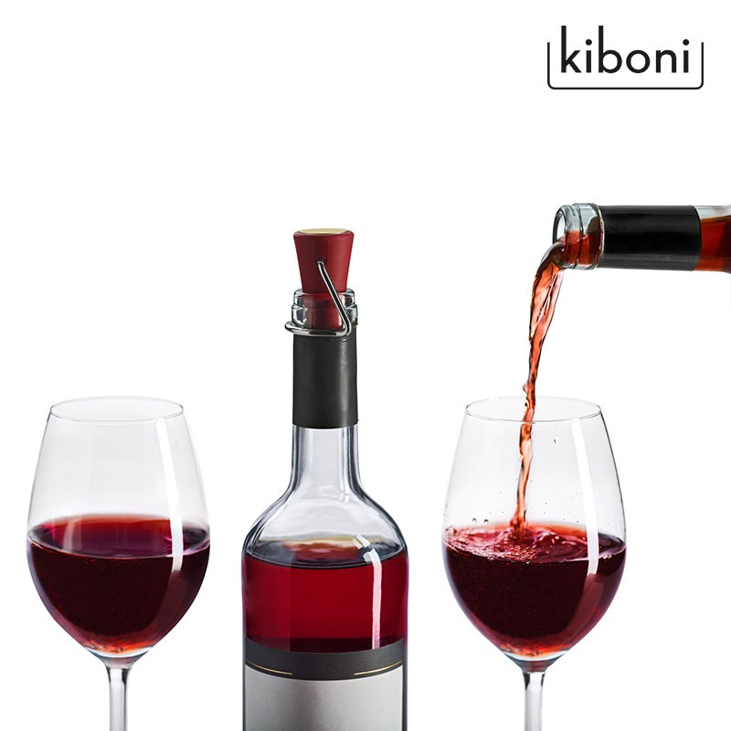 Wine Stopper Vacuum - Alman İthalatı Kiboni Kırmızı Şarap Şişe