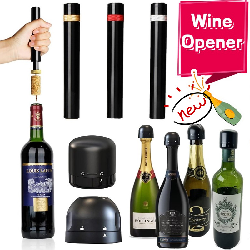 Wine Stopper Vacuum - Taşınabilir Hava Pompası Şarap Şişesi Açacağı