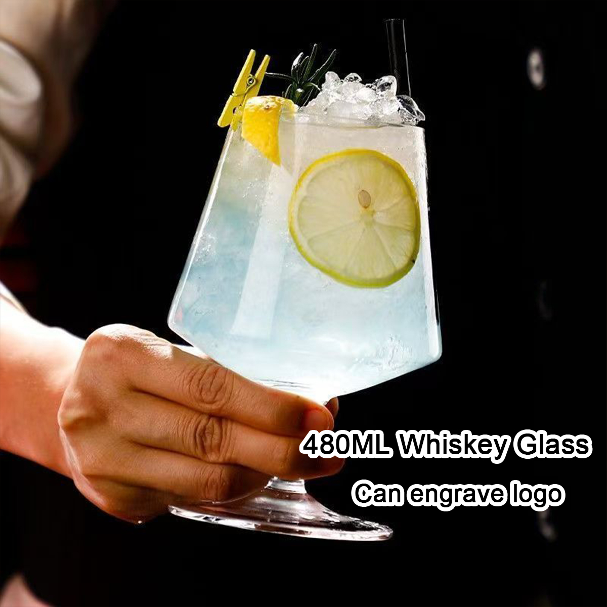 Wine Beer Foot - (Logo gravürü mümkündür) 480ML kristal cam