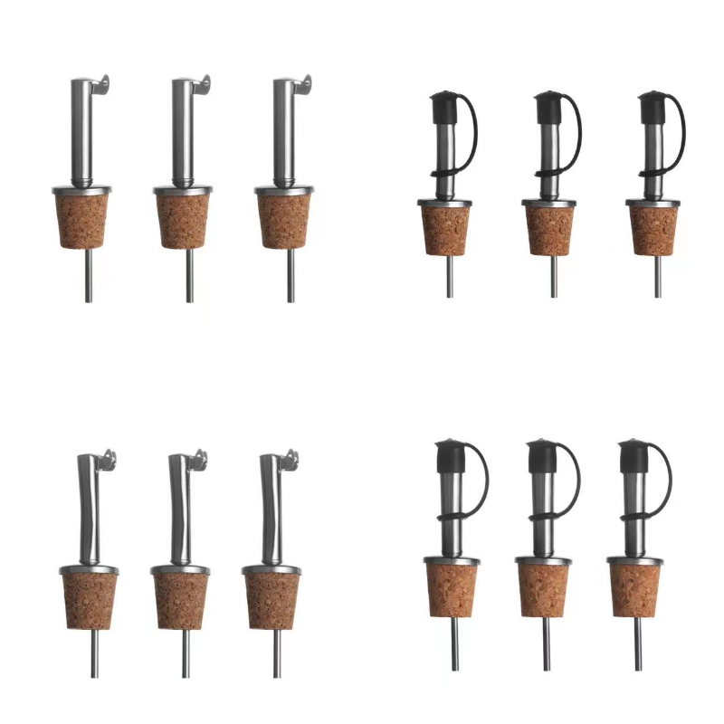 Wine Stopper Vacuum - Paslanmaz çelik şişe stoper şarap akıtıcı