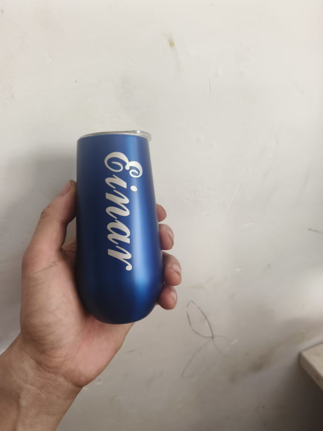 Beer Wine Glass Name - Özel düğün isimli 6oz paslanmaz çelik