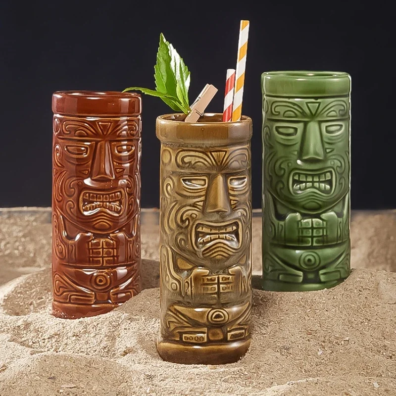 60 tipi hawaii Tiki kupa seram - Wine Beer Cocktail incelemesi ve fiyatı
