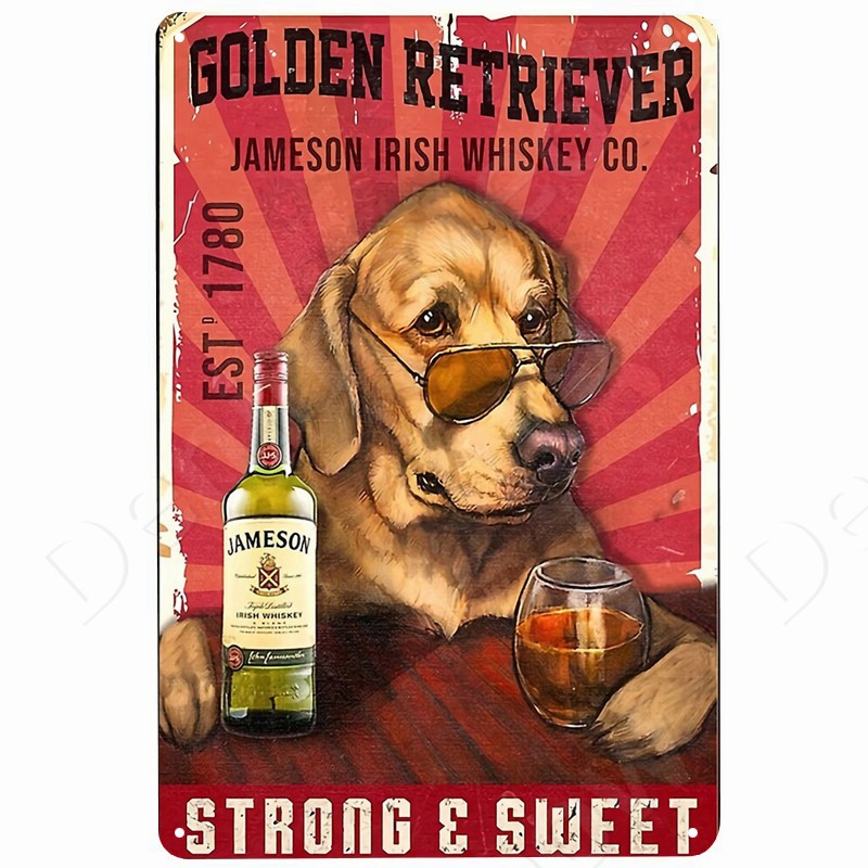 Kediler ve şarap Vintage Metal - Beer Wine Gin incelemesi ve fiyatı