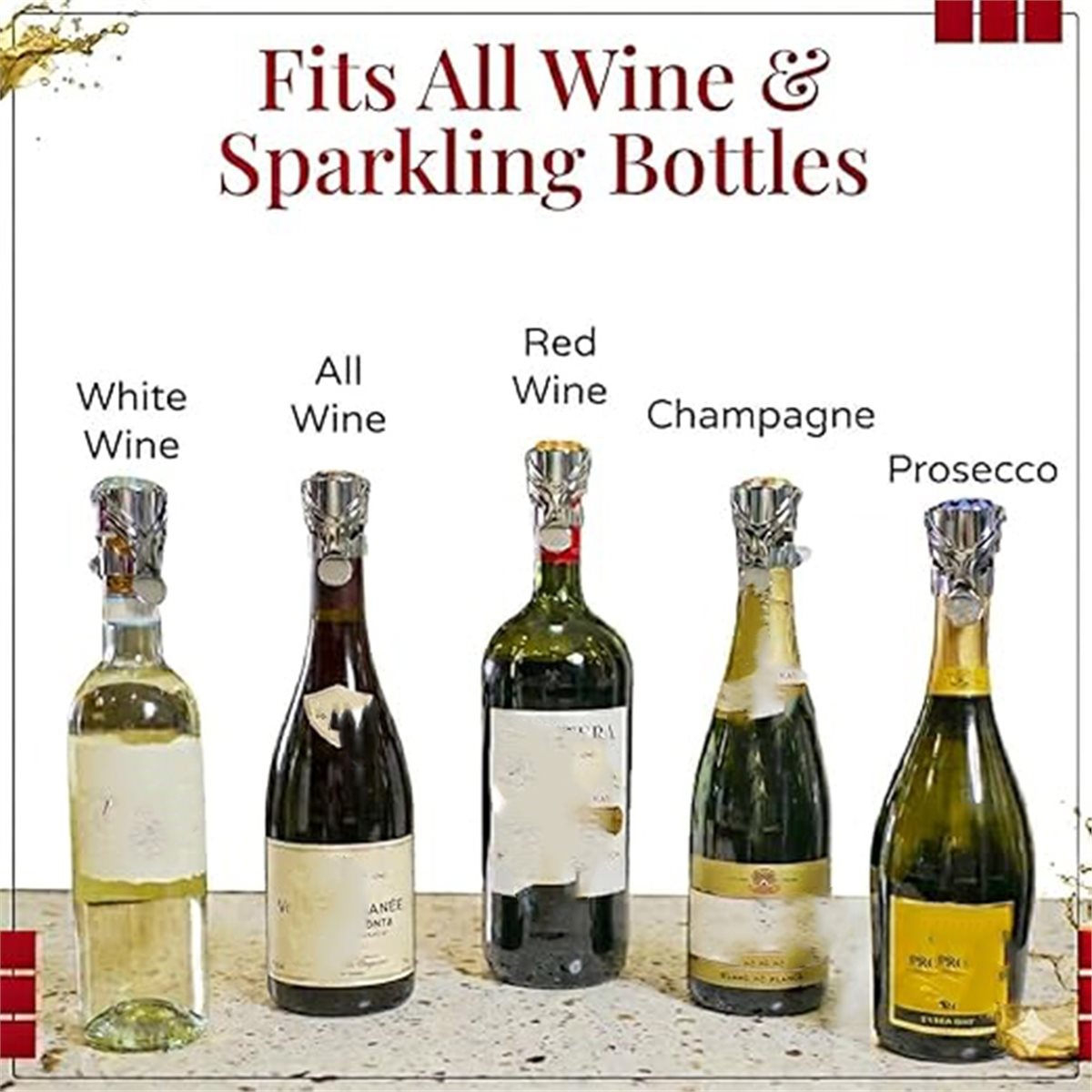 (A02R) 2 Adet Şarap Tıpası ve  - Wine & Beer Unlimited Spirits Photos incelemesi ve fiyatı