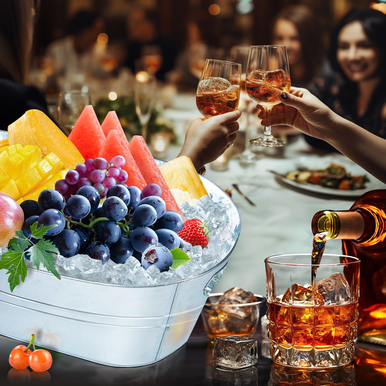 Galvanizli Metal Buz Kovaları  - Wine Beer Cocktail incelemesi ve fiyatı