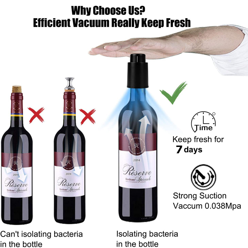 LMETJMA Şarap Şişesi Tıpaları  - Wine Stopper Vacuum incelemesi ve fiyatı